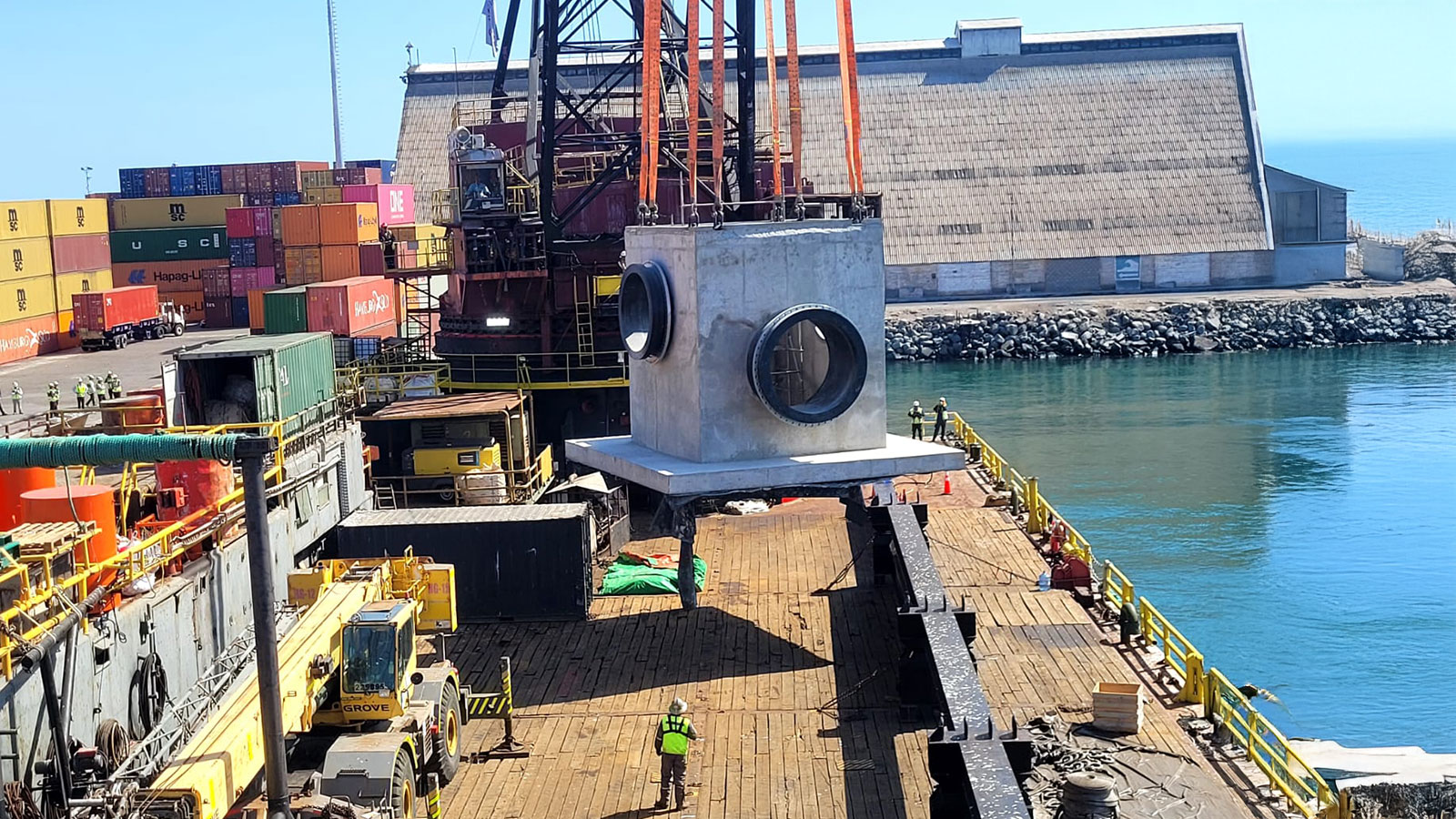 Instalación Marítima de Planta Desalinizadora - Minera Collahuasi - Iquique